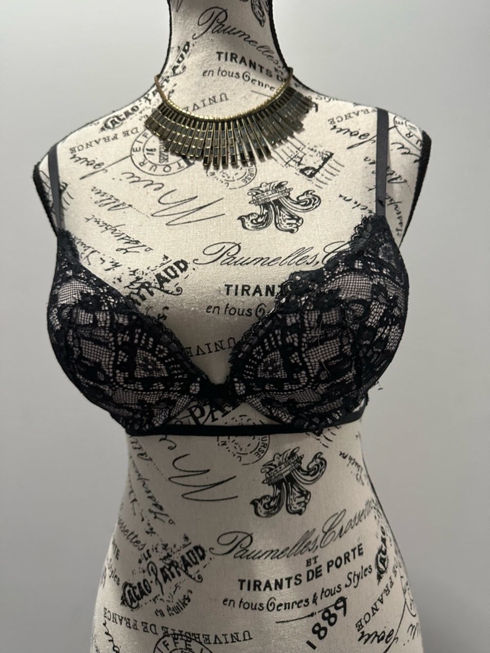 🖤 La Senza HELLO SUGAR Lace Double Cup Push-Up Bra – Size 32B 🖤